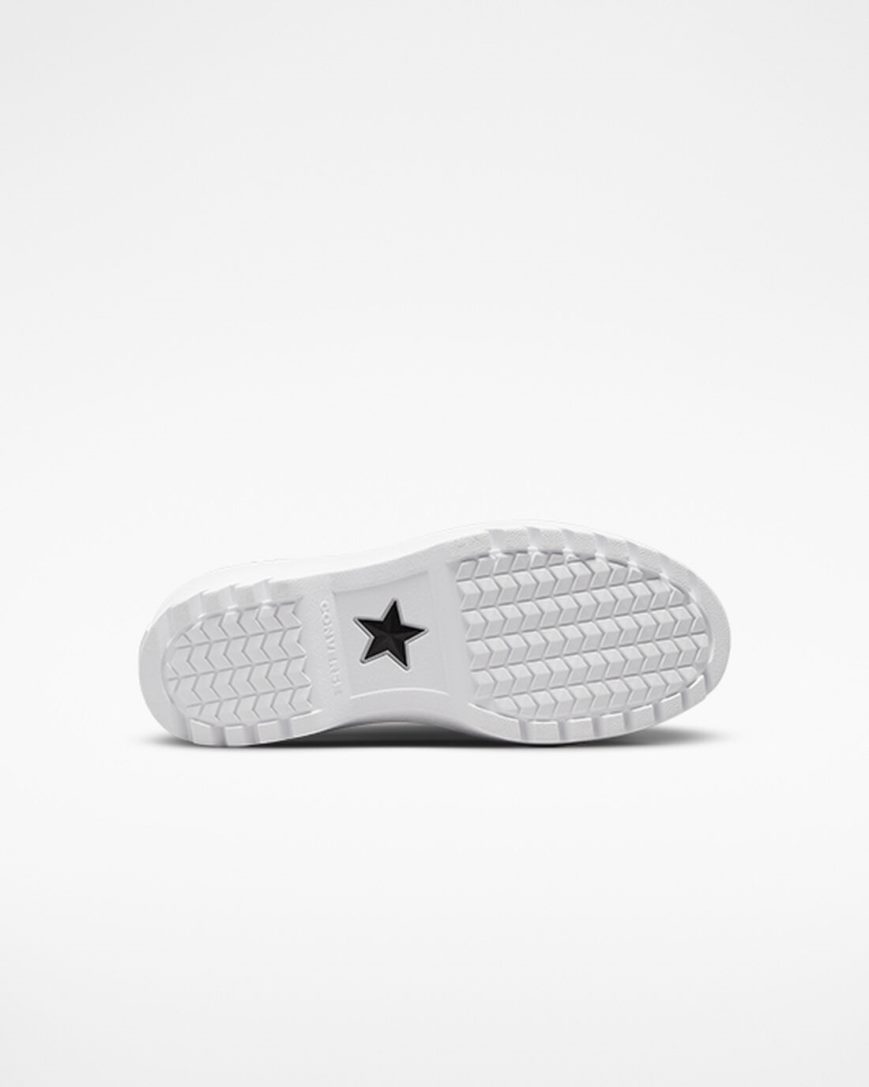 Dívčí Boty Na Platformy Converse Chuck Taylor All Star Lugged Lift Platene Vysoké Černé Bílé | CZ UWHF18